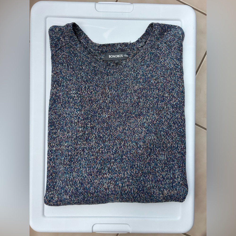 NWOT Bonobos Colorful Knit Sweater (Men’s Sweater but Gender Neutral)